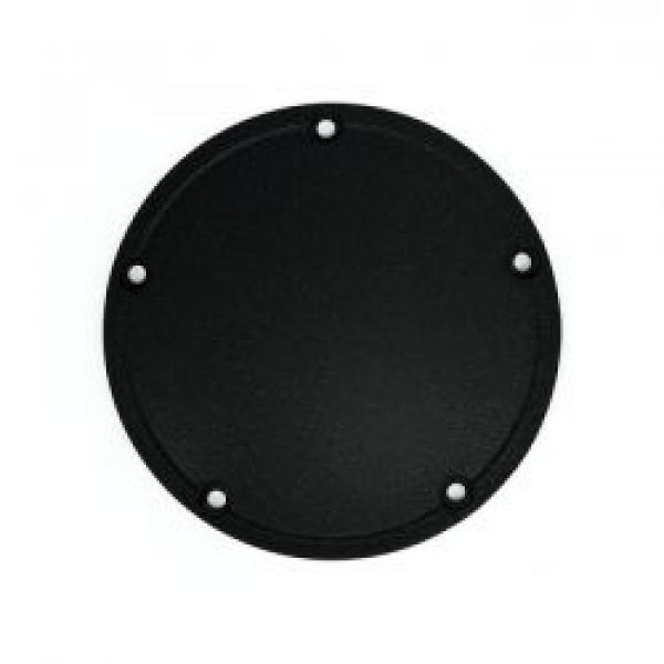 Derby cover, OEM style Domed. Black wrinkle